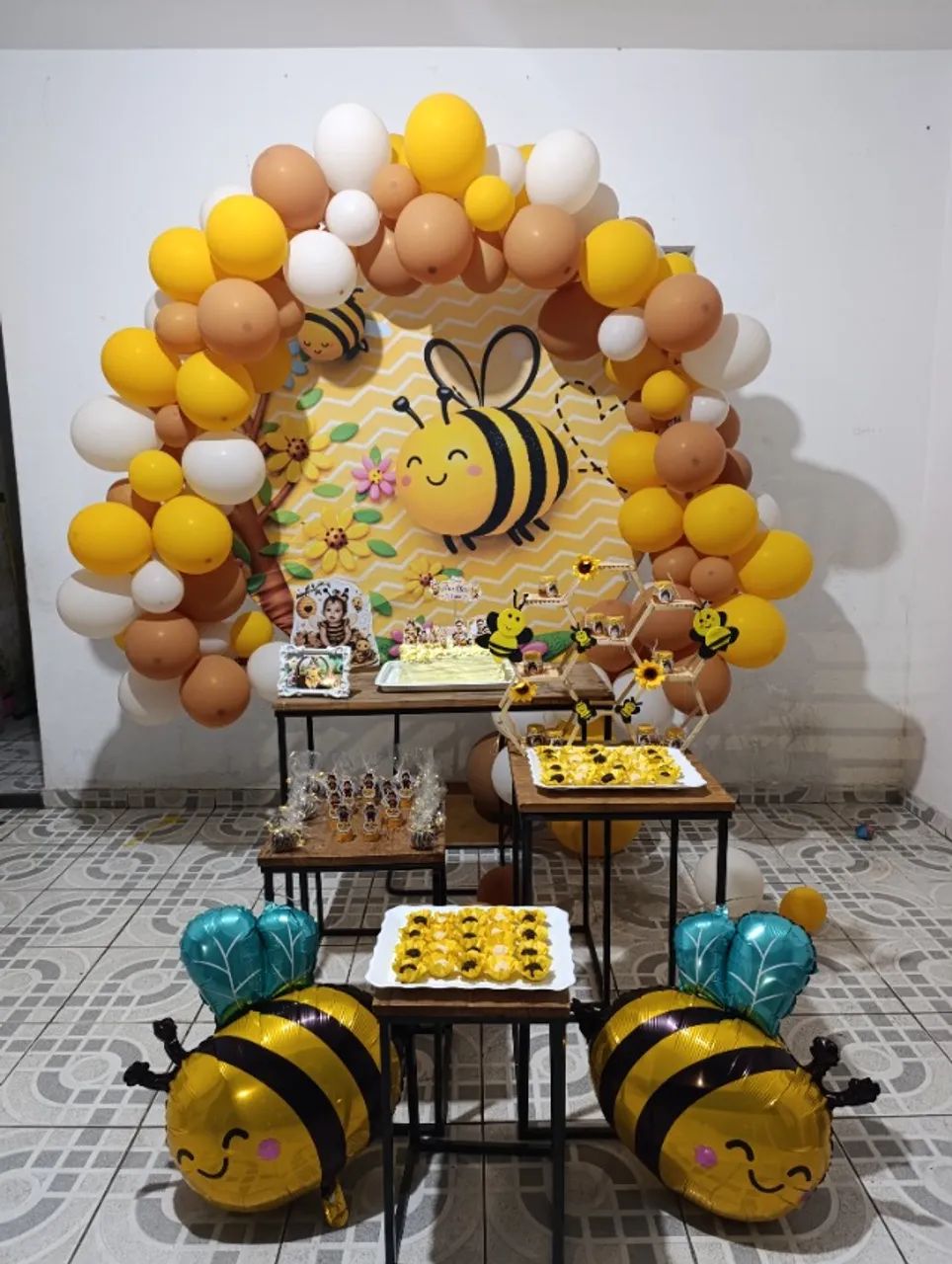 Painel tecido abelha
