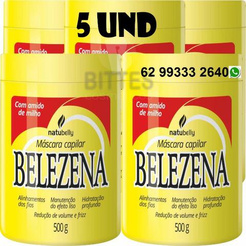 5 Cremes Amido De Milho Maizena Belezena Natubelly 500 G