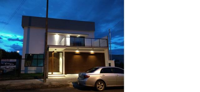 Sobrado 200 m2, acabamento Top, 03 Suítes, em Tangará, aceito carro, terrenos, casa menor - Foto 2