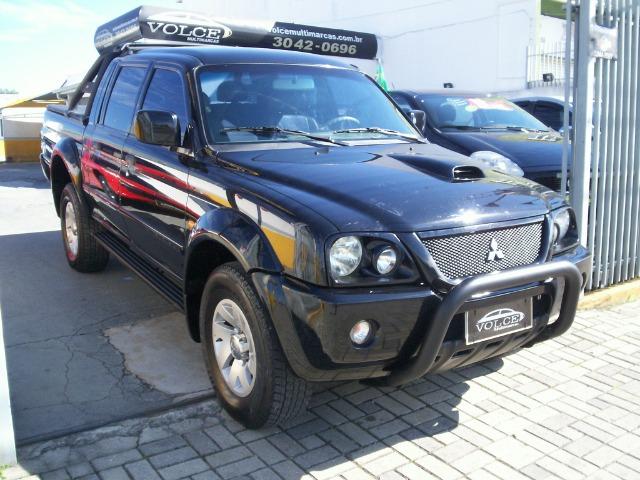 Mitsubishi L 200 Sport Hpe 4X4 C Dupla Preta Impecável - Foto 3