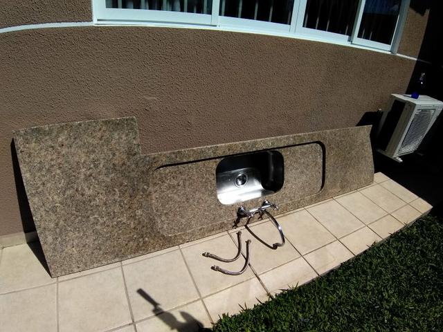Pedra granito bancada cozinha