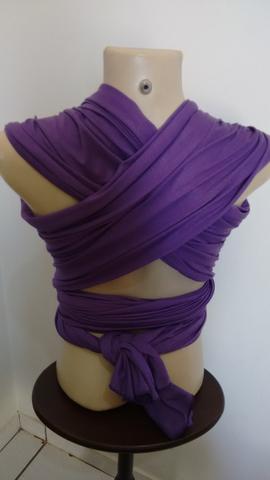 Wrap Sling (canguru para bebês) - Foto 4