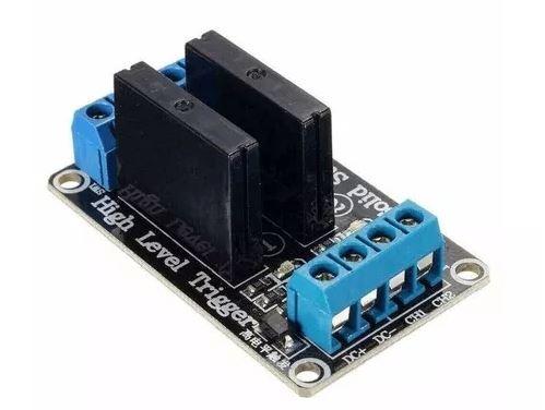 COD-AM26 Módulo Rele De Estado Sólido 2 Canais 5v Ssr Arduino - Automação - Robotica