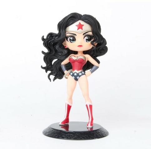 Super Heroínas 15cm Mulher Maravilha Super Girls Arlequina - Foto 4