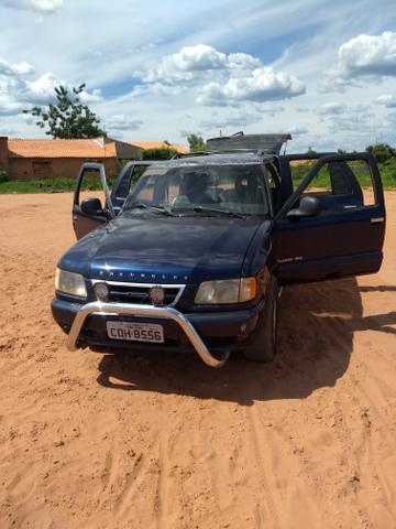 Vendo Blazer S10 Dlx, cor azul, Ano 97/98 turbo diesel 4x2 - Foto 11