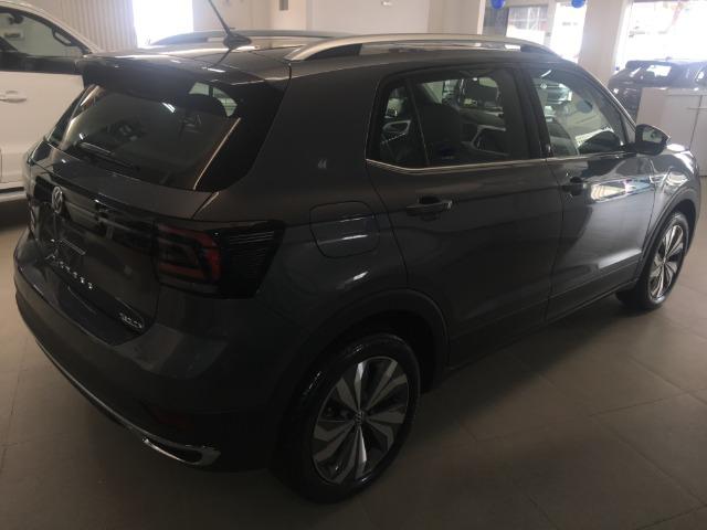 VW - T-Cross Highline 1.4 TSI 2019/20 cor Cinza R$120.990,00 - Foto 6