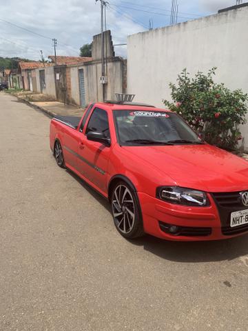Saveiro G4 2009/2009 titan com som automotivo - Foto 5