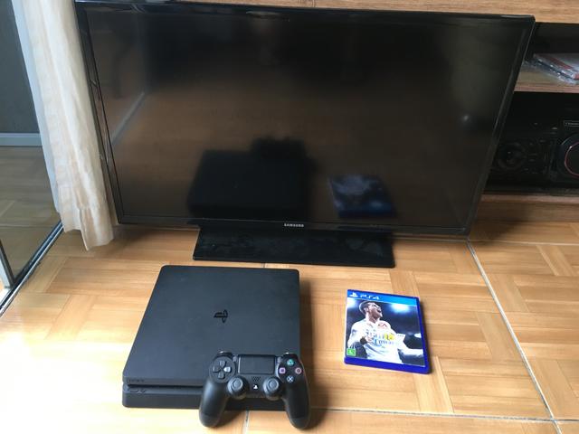 Ps4 slim + tv Led 32 R$ 1.999 a vista (aceito cartão, LEIA)