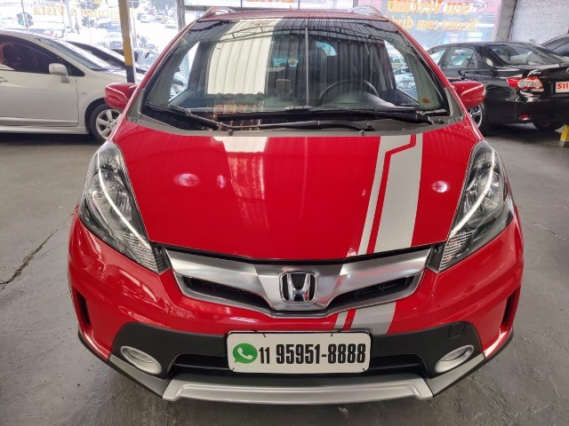 FIT TWIST 1.5 AUTOMATICO FLEX 2013 VERMELHO COMPLETO VEJA!