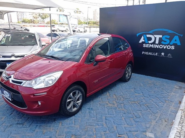 CITROEN C3 1.2 TENDENCE PTECH 16-17 VERMELHO