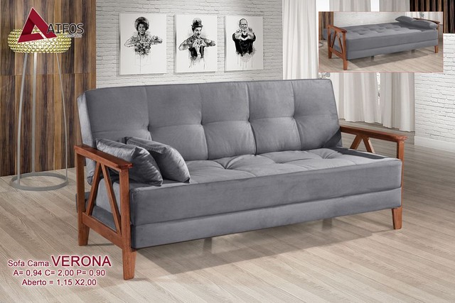 Sala quarto sofá cama - Foto 3