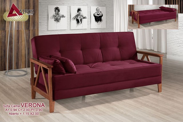 Sala quarto sofá cama - Foto 2