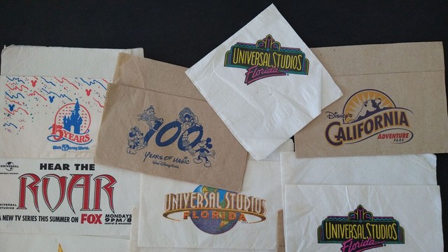 10 Guardanapos Parques Disney Oficiais (Coleção) - Foto 4