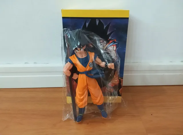 Boneco Goku Super Sayajin 2 Dragon Ball Z 20cm Resina
