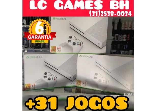 XBOX .ONE S 1TB/500GB vai 31 JOGOs e 06 MESEs GAR4NTIA e BRÍNDES