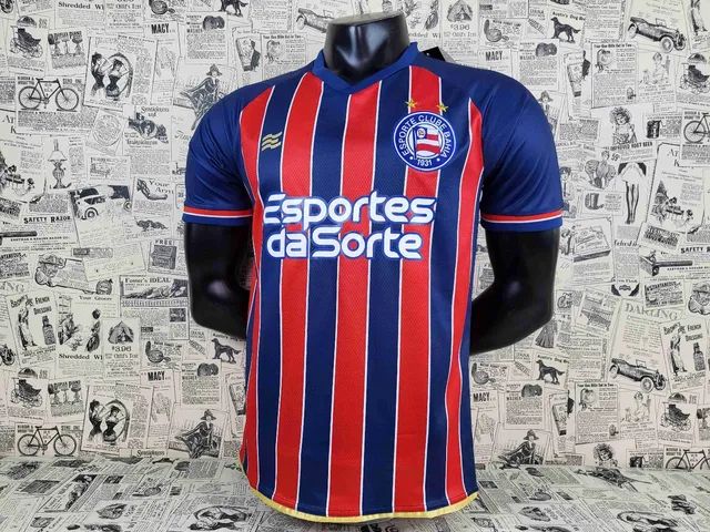 Camisa Masulina Jogo 2 Bahia 2023 Tricolor