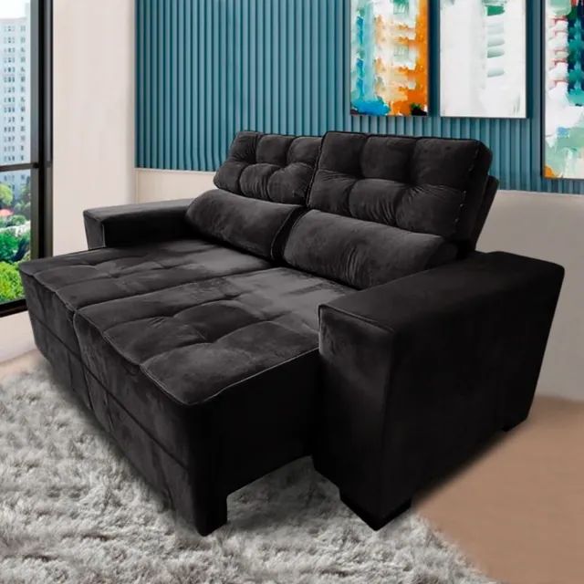 Sofa Retratil Reclinável 2,00 Premium  - Foto 3