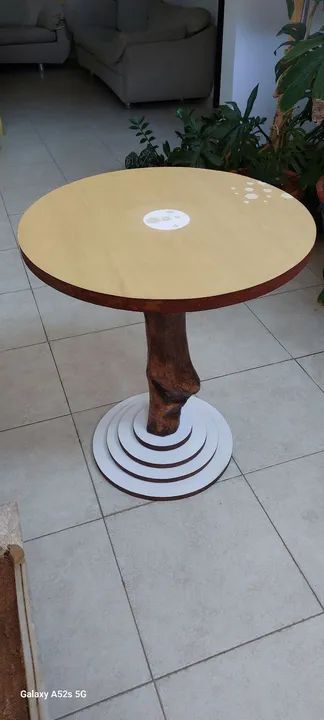 Mesa Circular de Apoio - Foto 3