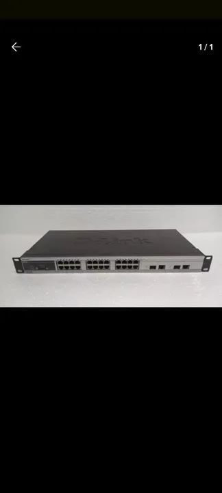 Switch D-Link corporate 24 portas DES- 3526