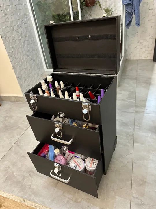 Maleta carrinho manicure  - Foto 4