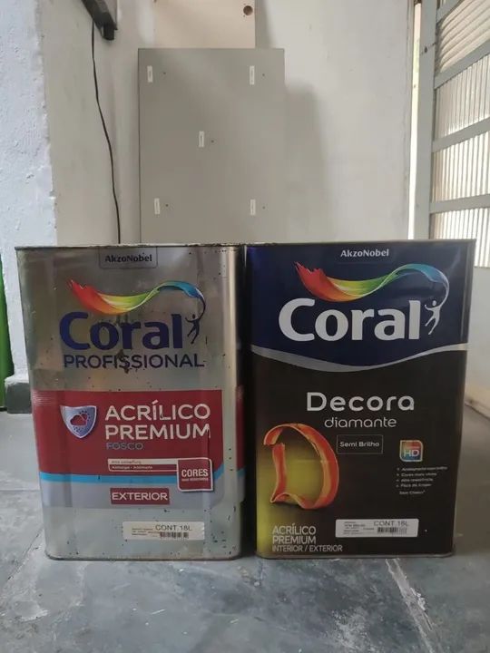 Tintas coral 18 litros Cada Lata $ 400,00 - Foto 2