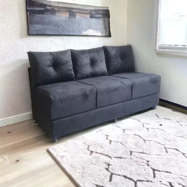 Sofá Cama Lindo, Prático e excelente Preço! direto do Fabricante, Entrega Rápida Aproveite - Foto 2