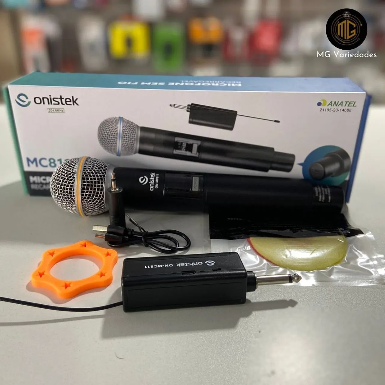 Microfone Recarregável sem fio  - Foto 4