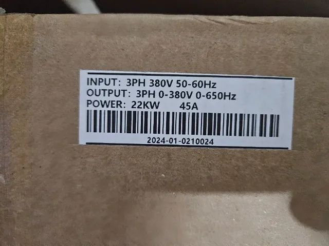 Inversor de frequencia 30cv 22kw 380v NOVO - Foto 2
