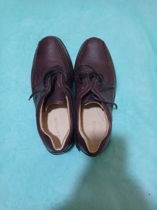 Sapatos Marrom Couro zapatto  - Foto 3