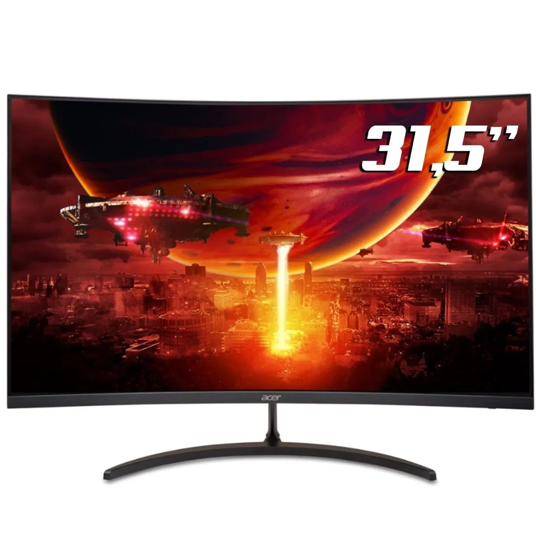 Monitor Gamer Curvo Acer Nitro EDTO 31.5 FHD 180Hz