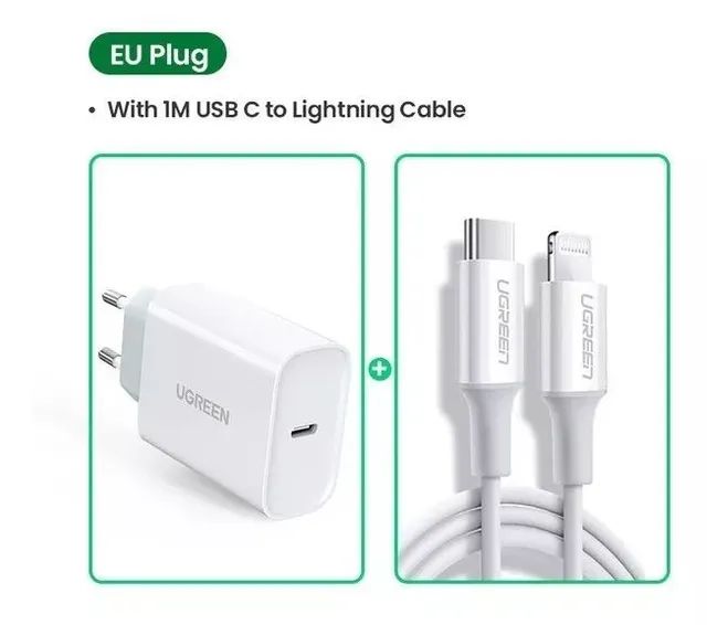 Carregador + Cabo para iPhone - Ugreen é marca recomendada pela própria Apple! - Foto 2