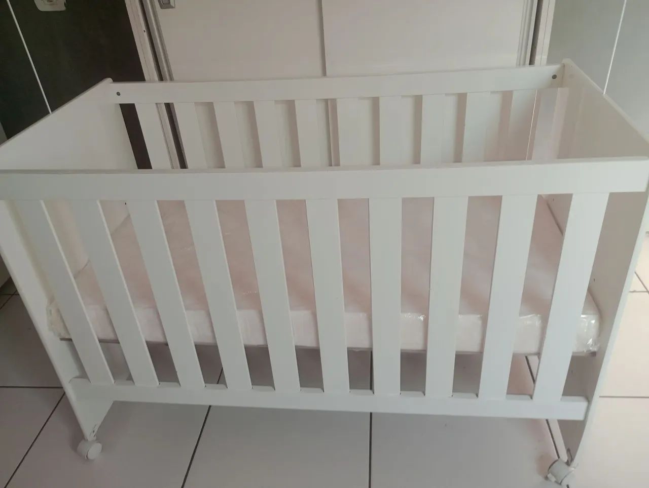 Berço de Bebê Branco - Foto 5