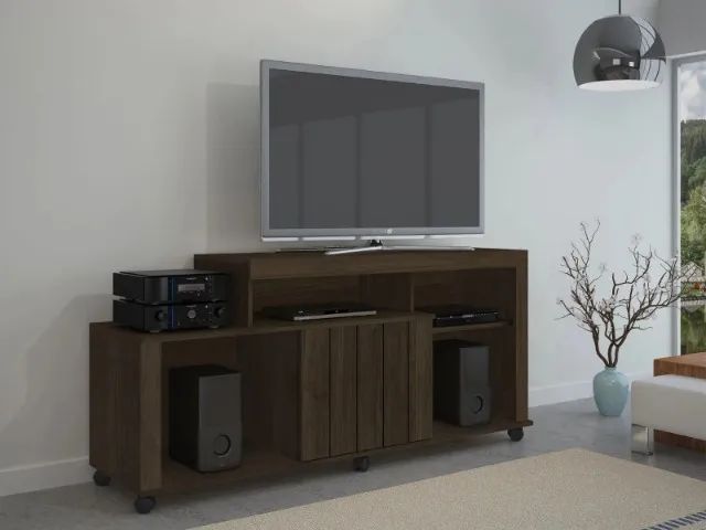 Rack C/Rodízios P/TVs Até 42 Polegadas 1.50M.São Produto Novo Direto de Fábrica P/Sua Cas - Foto 2