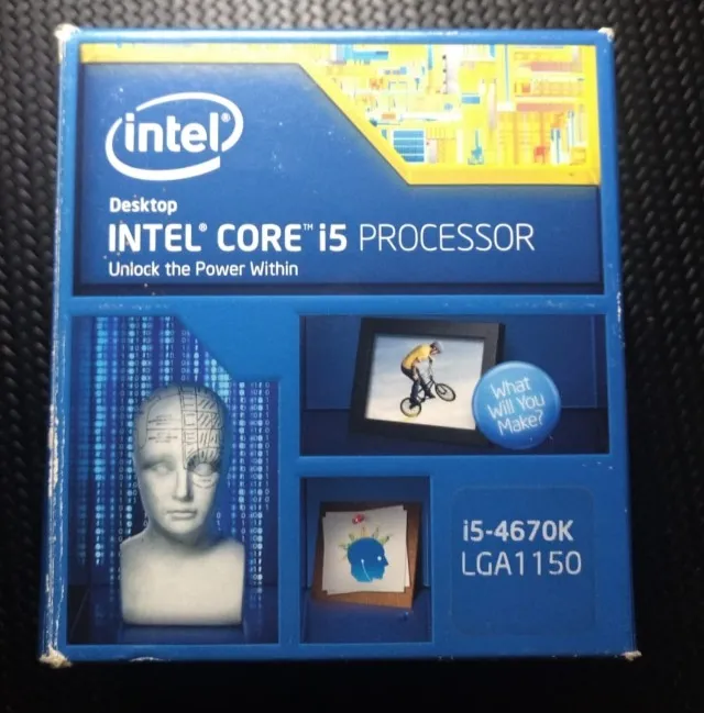I5 4670K LGA 1150 Perfeito estado, com caixa e todos acessórios