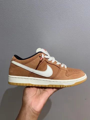Tênis Nike Dunk Low ISO Pro Dark Russet - Foto 5