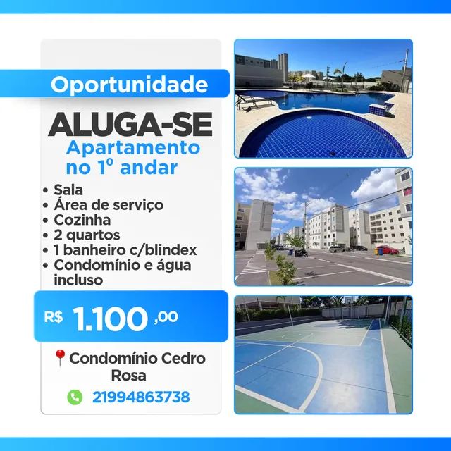 Captação de Apartamento para locação na Rua Campo Grande - de 3502/3503 ao fim, Inhoaíba, Rio de Janeiro, RJ