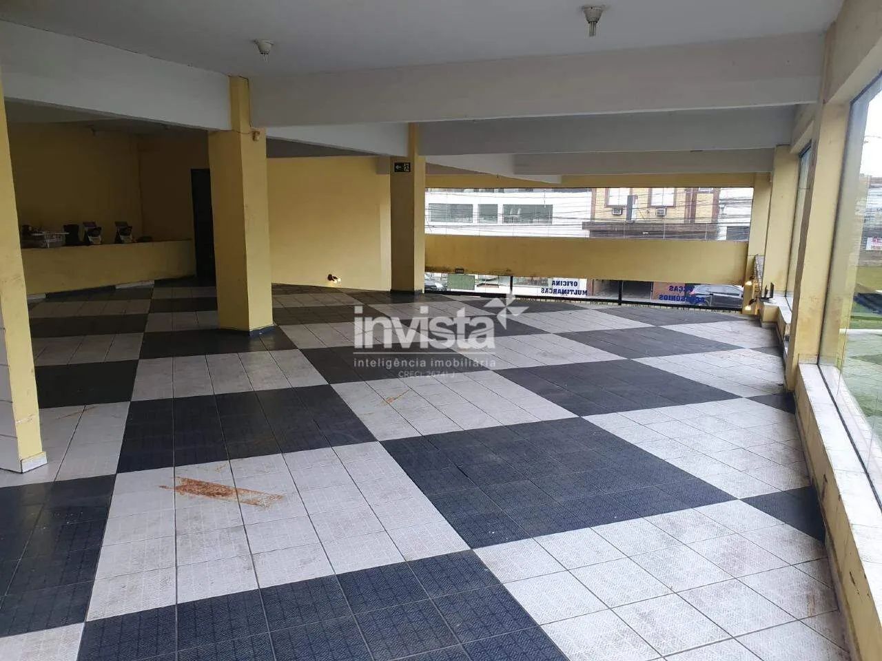 Loja/Ponto comercial de esquina com mezanino e fachada em vidros no Centro de Santos - Foto 5
