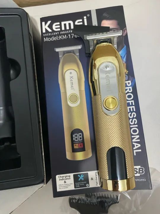 Máquina de acabamento Kemei Nova  - Foto 2