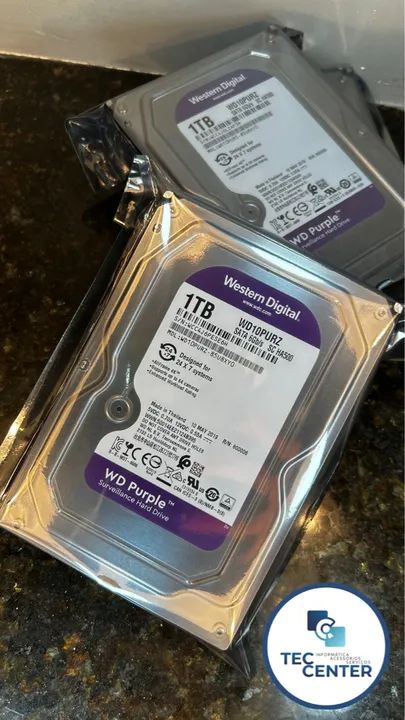 HD 1tb wester digital purple/ com garantia - ideal para dvr intelbras 