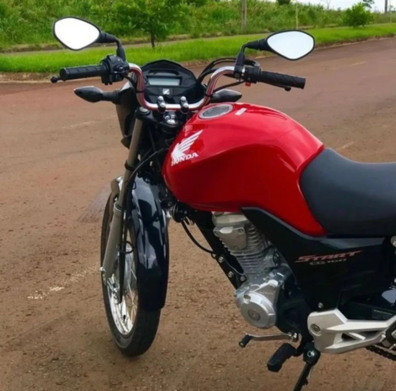 Retrovisor Bmw F800 Rebaixado 90° Honda Lente Convexo Prata haste curta  - Foto 5