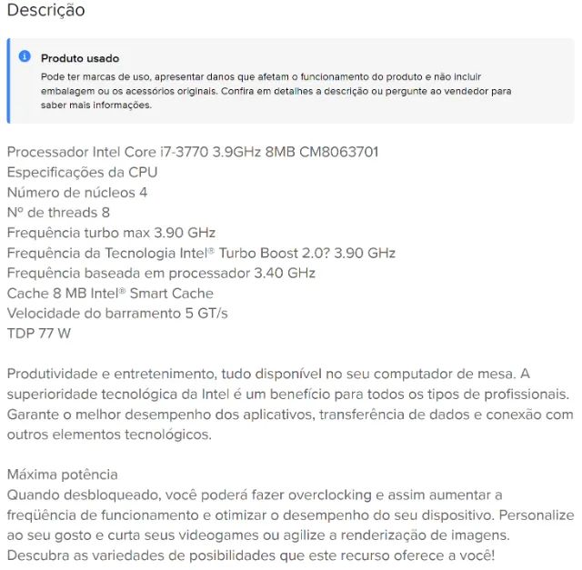 Micro Processador Intel i7 Core 3770 - Foto 6