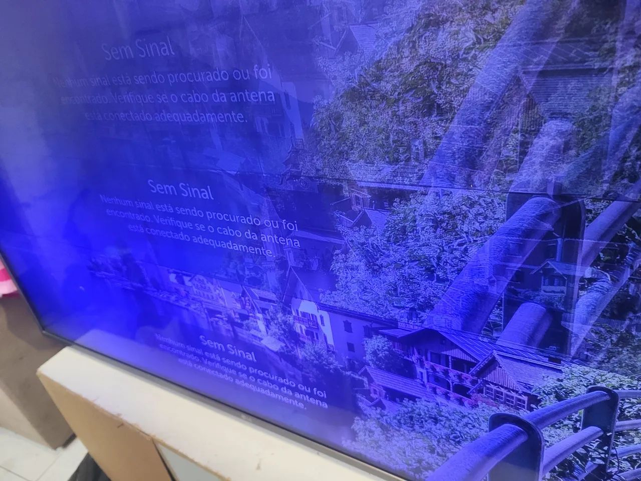 TV LG 49  com defeito led - Foto 4