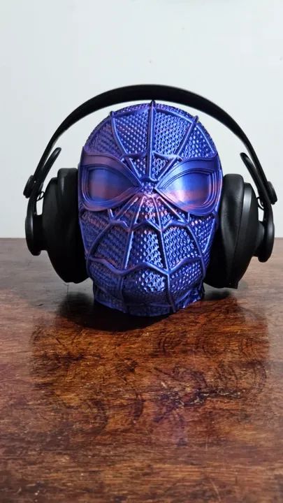 Suporte para Fones de Ouvido - Cabeça do Homem-Aranha