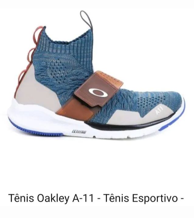 Tênis Meia Oakley A-11 Azul-Marinho ORIGINAL - Foto 4