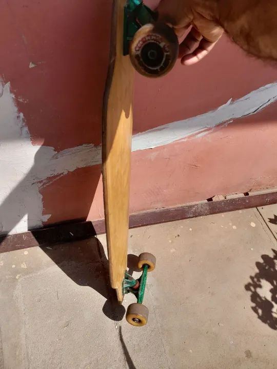Skate longboard em perfeito estado  - Foto 4