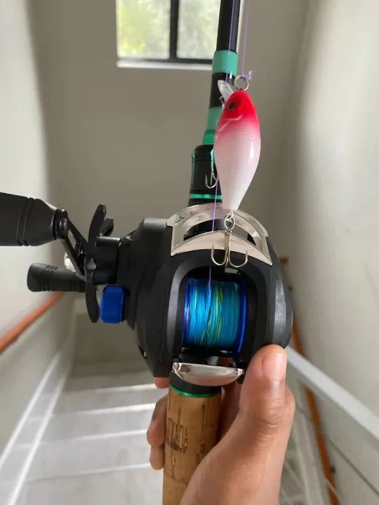 Carretilha de pesca Baitcasting Fishing Reel com freio magnético - Foto 3