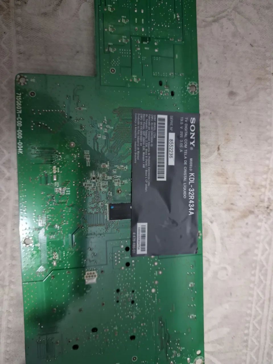 Placa Mãe para TV sony 32 polegadas. Kdlr32r432a - Foto 3