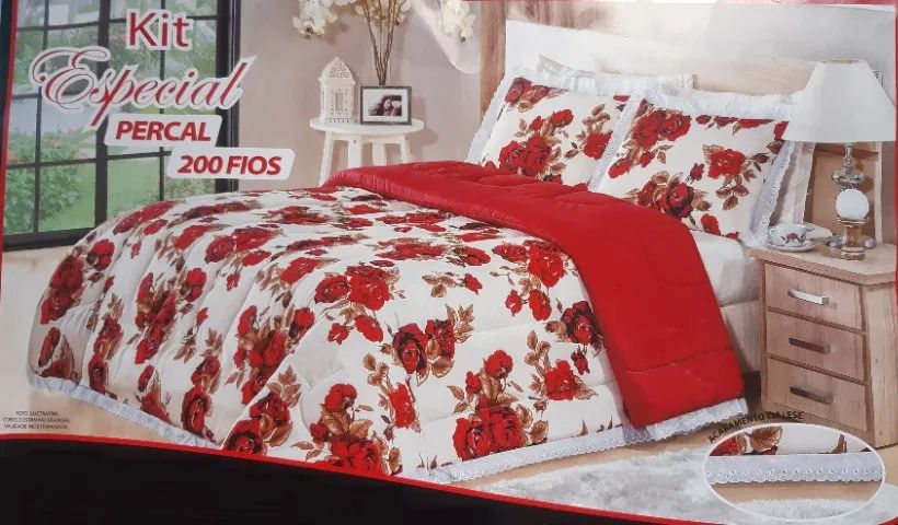 Edredon Casal + Travesseiros