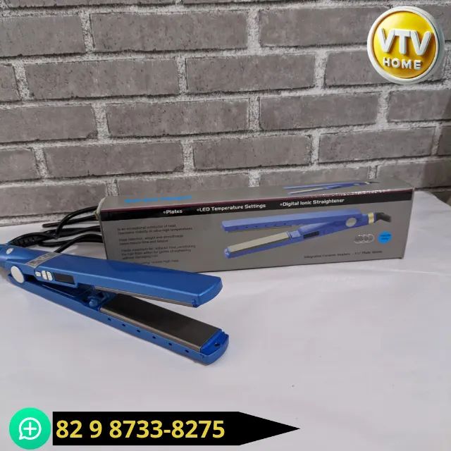 Prancha de Cabelo Profissional + Entrega Grátis e Garantia