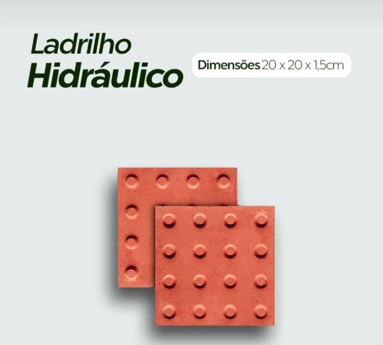 Ladrilho Hidráulico 20x20x1,5cm